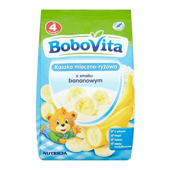 Bobovita, Kaszka mleczno-ryżowa, bananowa, 230 g BoboVita