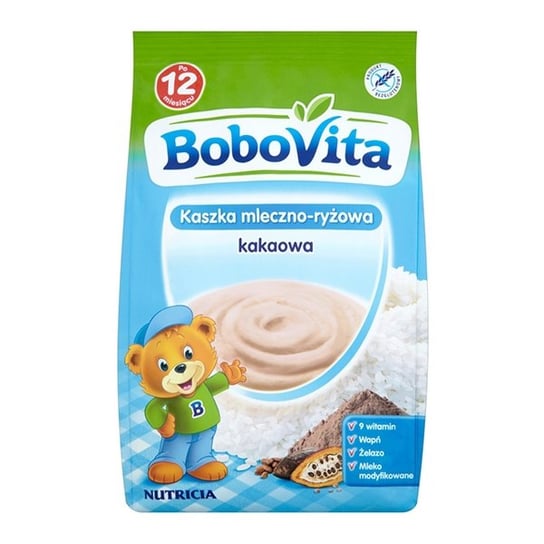 Bobovita, Kaszka mleczno-ryżowa, kakaowa, 230 g BoboVita