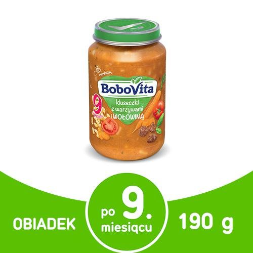 Bobovita Kluseczki Z Warzywami I Wołowiną,190G BoboVita
