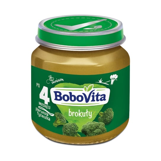 BoboVita, Pierwsza łyżeczka Brokuły, 125 g, 4m+ BoboVita
