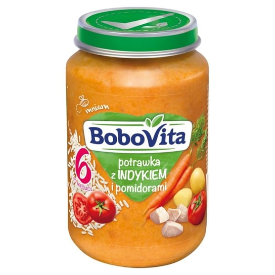 BoboVita Potrawka z indykiem i pomidorami po 6 miesiącu 190 g BoboVita