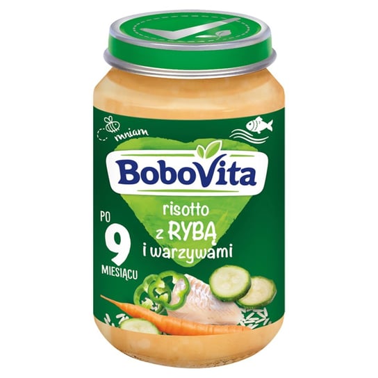 BoboVita, Risotto z rybą i warzywami obiadek po 9. miesiącu 190 g BoboVita