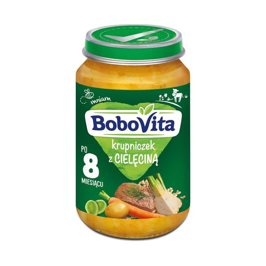 Bobovita, Zupka, tradycyjny krupniczek z cielęciną, 190 g BoboVita