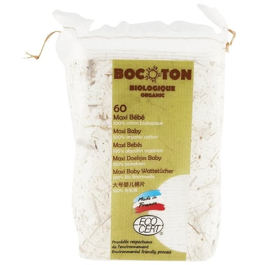 Bocoton, Płatki kosmetyczne z bawełny organicznej dla dzieci, 60 szt. Hydra Cosmetics