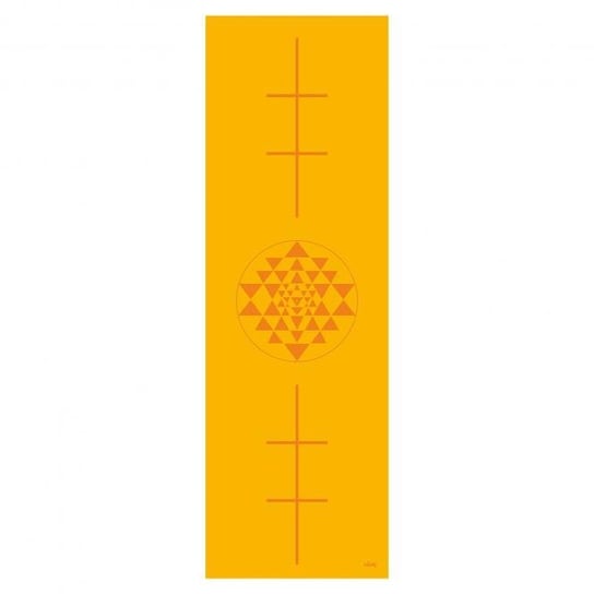 Bodhi Yoga, Mata do jogi, Leela, 4mm, żółty, 180cm Bodhi Yoga