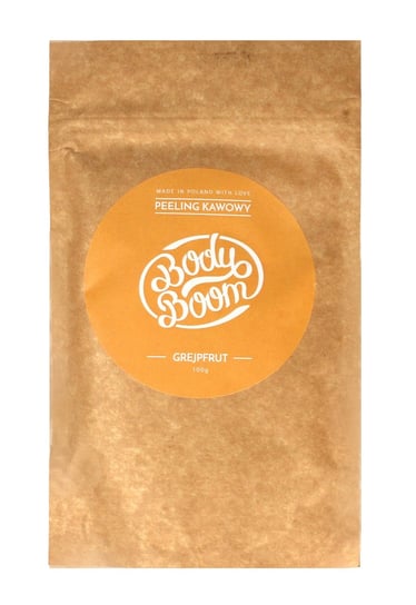 Body Boom, peeling kawowy do ciała Grejpfrut, 100 g Body Boom