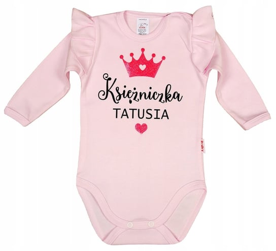 BODY NAPIS nadruk KSIĘŻNICZKA TATUSIA r 92 KLEKLE KLEKLE