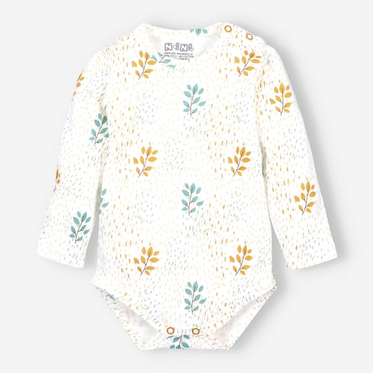 Body niemowlęce GIRAFFE z bawełny organicznej dla dziewczynki-80 NINI