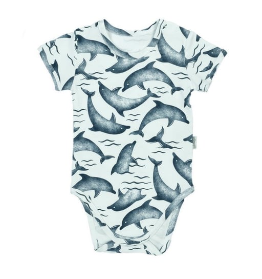 Body niemowlęce wyprawka krótki rękaw Delfin Nicol - 68 Nicol