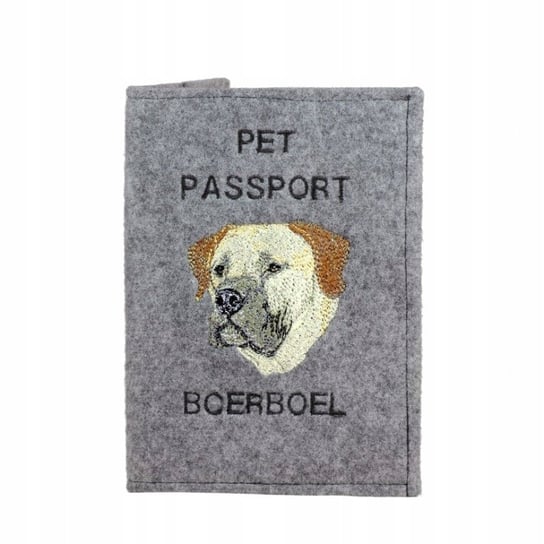 Boerboel Haftowany pokrowiec na paszport Inna marka