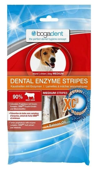 Bogadent Dental Enzyme Stripes Medium Przysmak P/Osadom 100G Bogadent