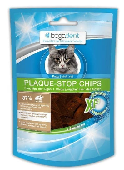 Bogadent Plaque-Stop Chips Chicken Kot Przysmak P/Osadom 50G Bogadent
