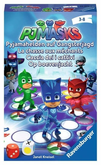 Bohaterowie Pjmasks I Gangsterzy gra planszowa Ravensburger Ravensburger