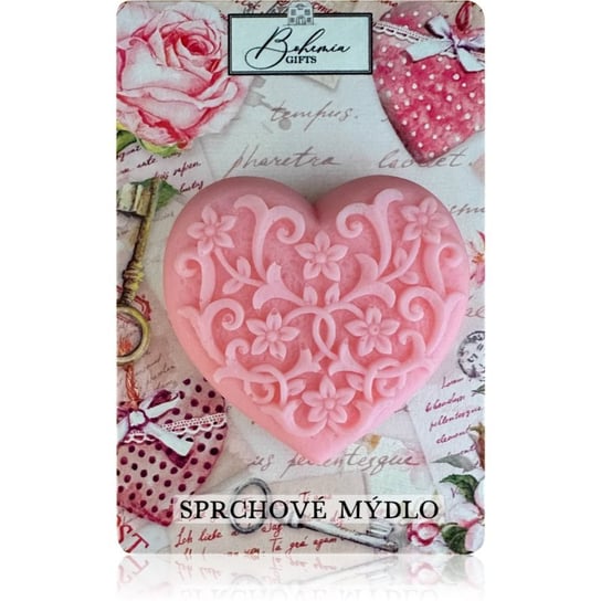 Bohemia Gifts & Cosmetics Handmade Heart mydło robione ręcznie z gliceryną 90 g Inna marka