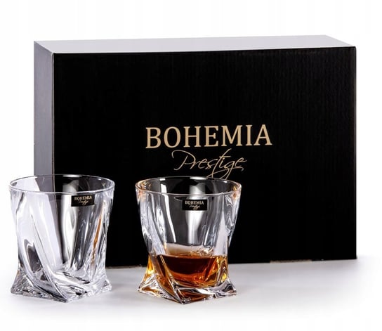 Bohemia Quadro Zestaw 6 Szklanek Do Whisky 340Ml BOHEMIA