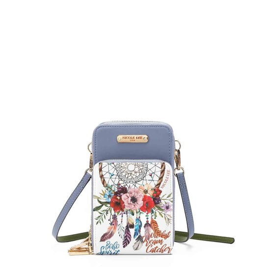 BOHEMIAN WHITE TOUCH SCREEN CELL PHONE CROSSBODY Nicole Lee