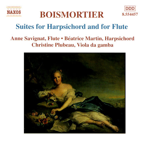 Boismortier: Suites For Harpsichord And For Flute Savignat Anne