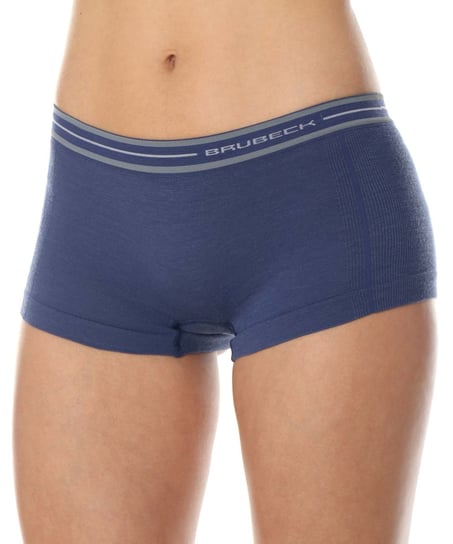 Bokserki Damskie Brubeck Active Wool - Jeansowe M BRUBECK