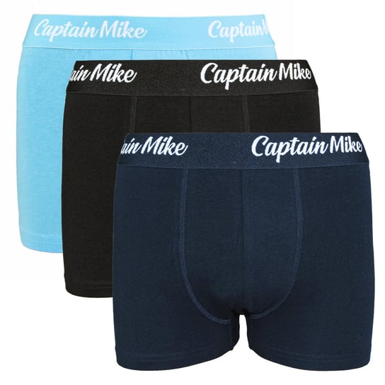 Bokserki Męskie Captain Mike, 3 Pack Mix Kolor, Rozmiar Xxl Captain Mike