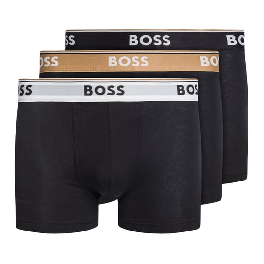 Bokserki męskie Hugo Boss Trunk Power 3 pary czarne 50489612-982 XXL Hugo Boss