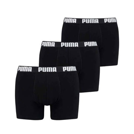 Bokserki męskie Puma EVERYDAY BOXER 3-PACK czarne 93529401-S Inna marka