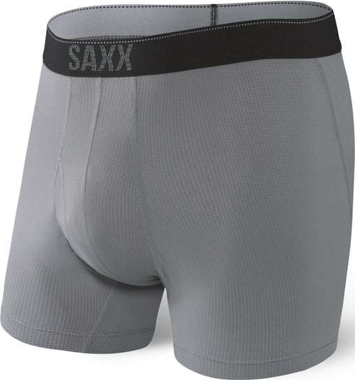 Bokserki męskie SAXX Quest Boxer Brief Fly Dark Charcoal II - XL SAXX