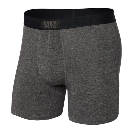 Bokserki męskie SAXX  VIBE BOXER BRIEF GRAPHITE HEATHER SAXX