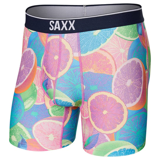 Bokserki Męskie Sportowe Saxx Volt Boxer Brief Świecące Cytrusy-M SAXX