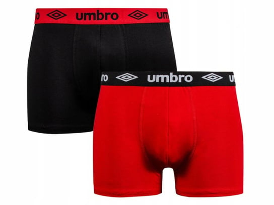 Bokserki Męskie Umbro 2-pack Black/Red Rozmiar L Umbro