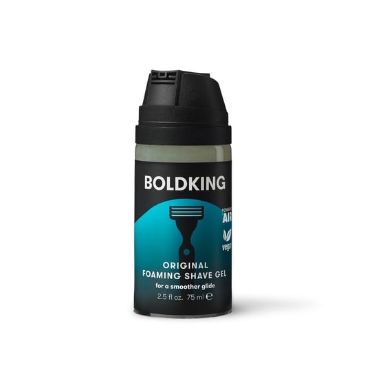 Boldking, Uniwersalny pieniący żel do golenia twarzy, ciała i głowy, 75ml Boldking