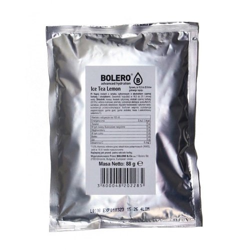 Bolero Bag Ice Tea Lemon 88G Bolero