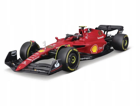 BOLID F1 Ferrari F1-75 Sainz 1:18 BBURAGO 16811 Bburago