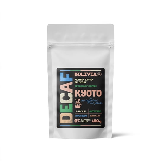 Bolivia Altura Extra Ep Kawa Bezkofeinowa (Kawa Specialty) - 100 G. Kyoto Coffee Roasters