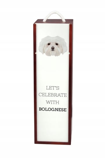 Bolończyk Pudełko na wino z geometrycznym psem Inna marka