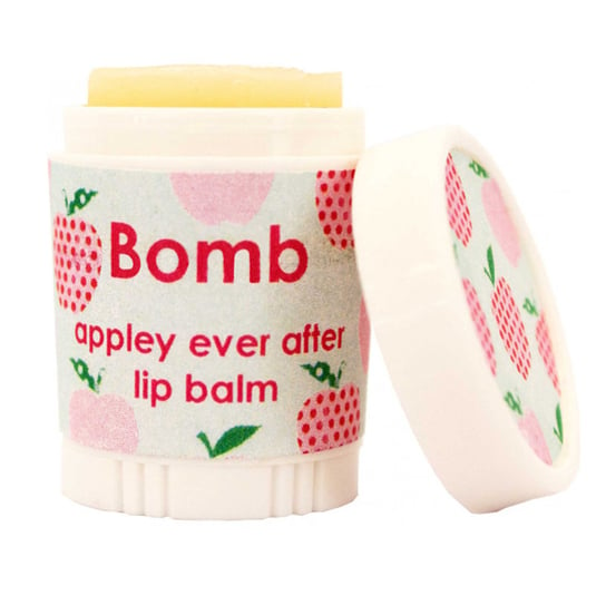 Bomb Cosmetics Appley Ever After, Jabłkowo-migdałowy balsam do ust 4,5g Bomb Cosmetics