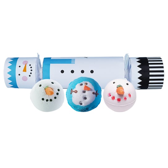 Bomb Cosmetics, Frosty the Snowman, zestaw prezentowy kosmetyków do pielęgnacji, 3 szt. Bomb Cosmetics