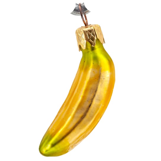 Bombka Szklana Choinkowa Banan Mini DecorGuru