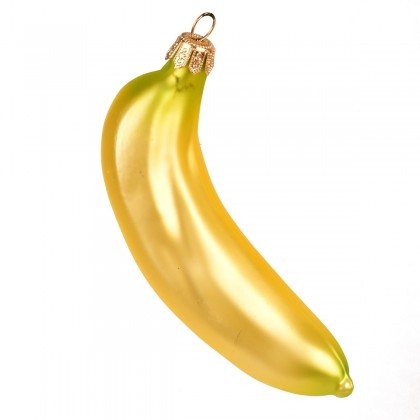 Bombka Szklana Choinkowa Figurka Banan DecorGuru