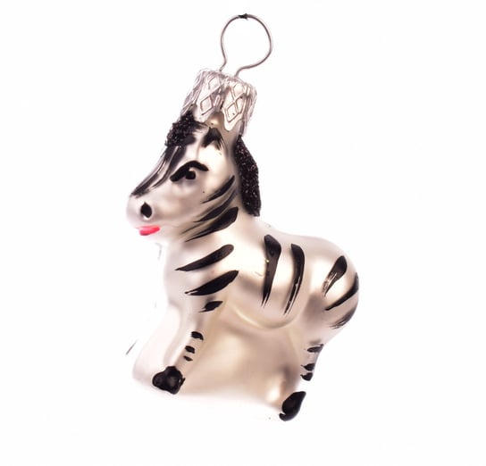 Bombka Szklana Choinkowa Zebra Mini DecorGuru