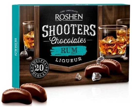 Bombonierka "SHOOTERS" Rum - 150g. Roshen