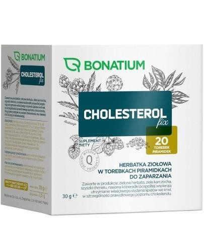 Bonatium, Cholesterol fix, 20 torebek Bonatium