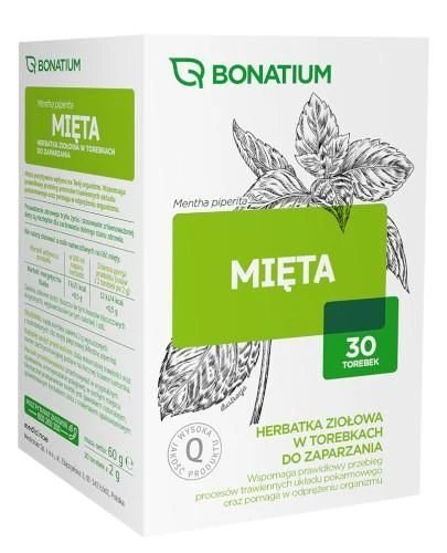 Bonatium, Herbatka ziołowa Mięta, 30 sasz. Bonatium