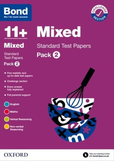 Bond 11+: Bond 11+ Mixed Standard Test Papers: Pack 2 Opracowanie zbiorowe