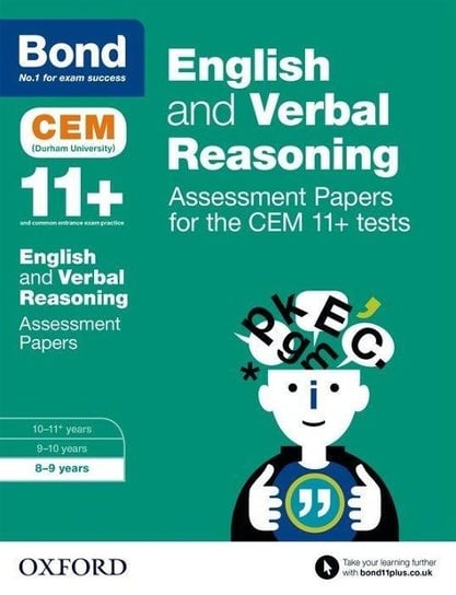 Bond 11+ English and Verbal Reasoning Assessment Papers for the CEM 11+ tests Hughes Michellejoy, Bond