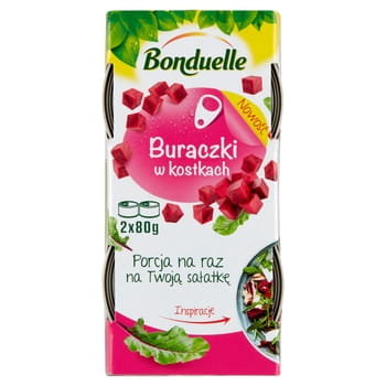 Bonduelle Buraki w kostkach 2 x 80 g Bonduelle
