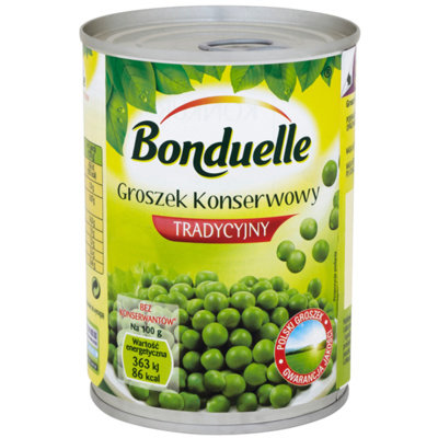 Bonduelle, groszek konserwowy, 400 g Bonduelle