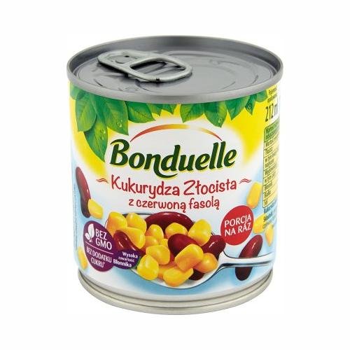Bonduelle kukurydza+czerwona fasola 170g Bonduelle