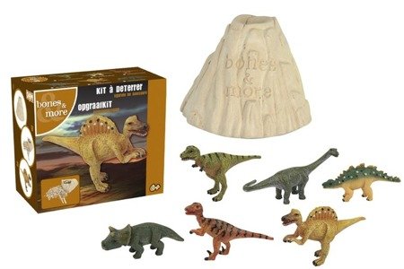 Bones&More, Duża figurka dinozaura, wykopalisko z wulkanu Geo Kids