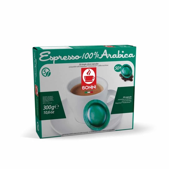 Bonini Espresso 100% Arabica do Nespresso Professional - 50 kapsułek Italian Coffee