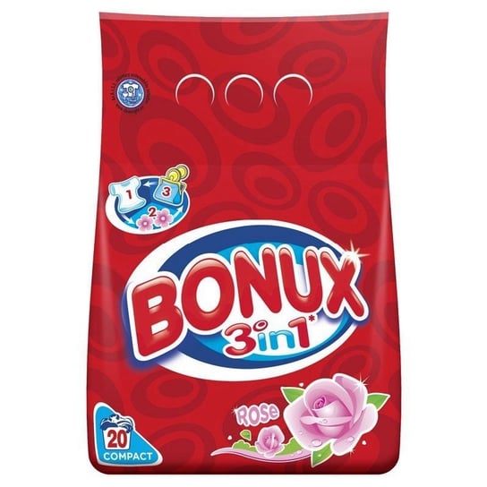 Bonux, Proszek do prania, Rose, 1,4 kg P&G